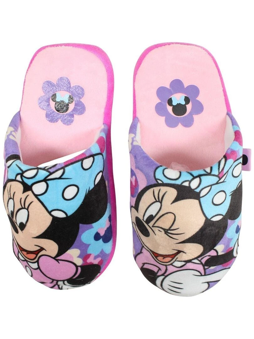 Disney Pantoufle fille imprimé Minnie Rose