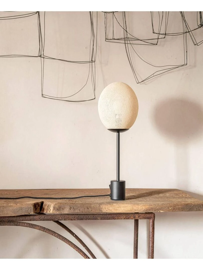 Lampe APAPA   Ecru