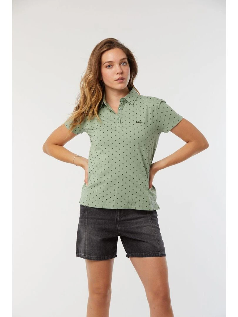 Lee Cooper   Polo manches courtes coton regular BEA   Vert