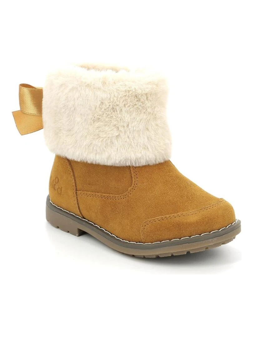 Bottillons Synthetique Tinao   Bleu marine