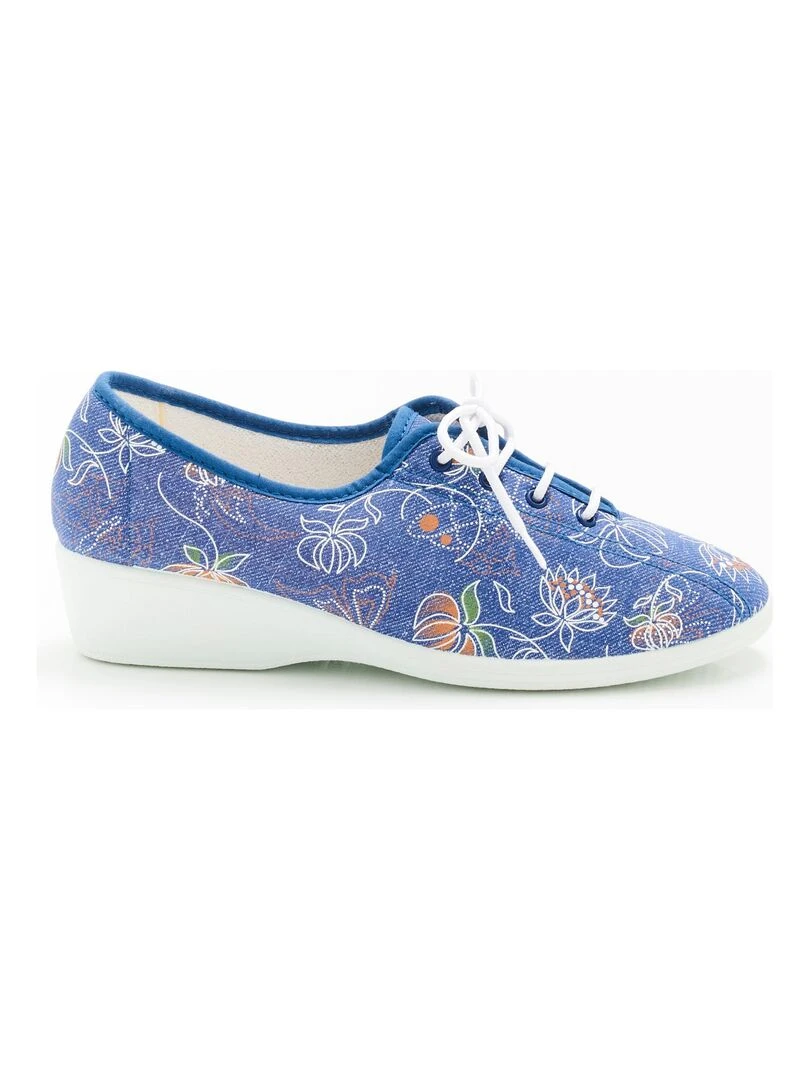 Derbies en toile   Damart   Bleu