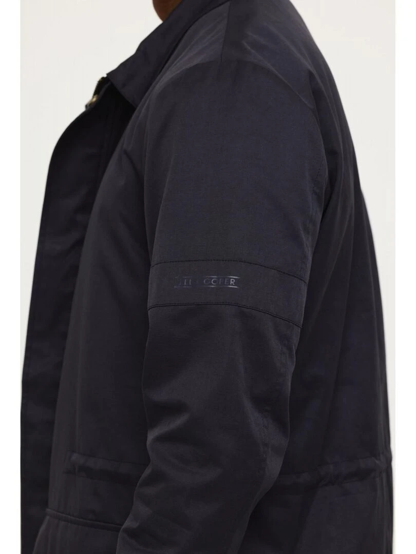 Lee Cooper   Trench manches longues coton regular FINO   Bleu marine