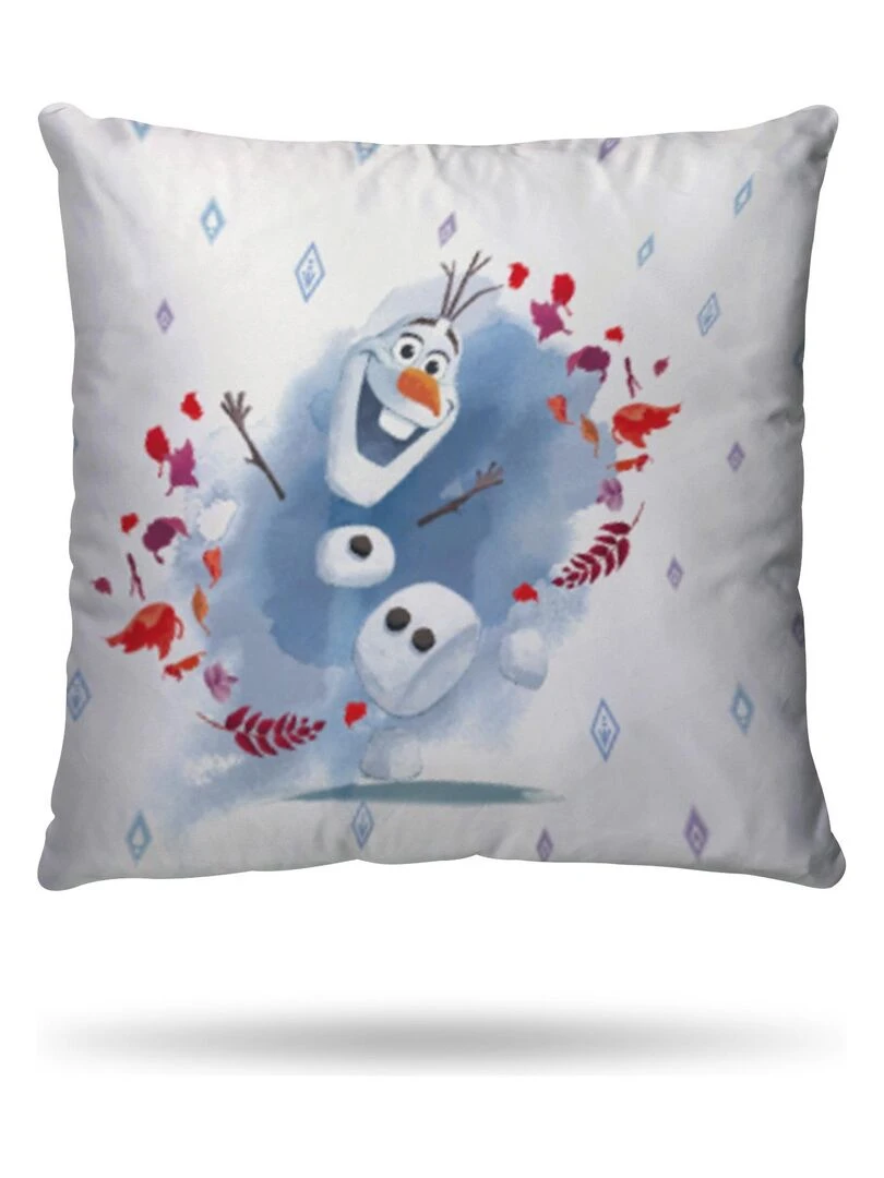Housse de couette Reine des neiges Disney 140x200 cm 100% Coton Blanc Blanc