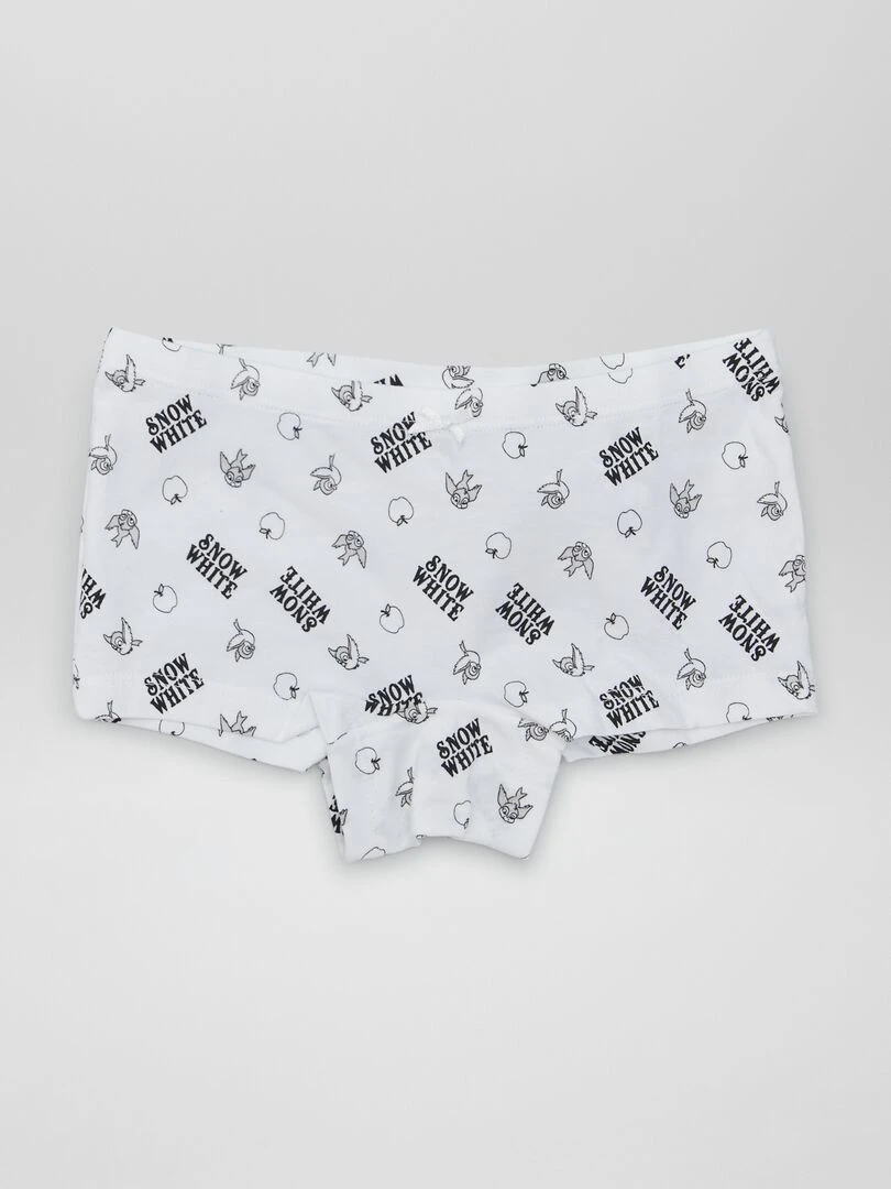 Lot de 3 shortys 'Blanche Neige' 'Disney'   Blanc