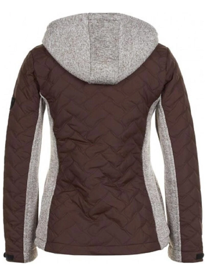 Blouson polaire femme AVA Marron