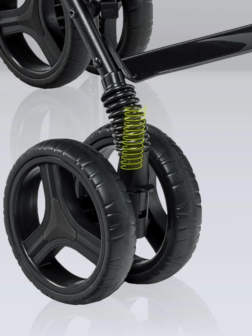 LIONELO Irma   Poussette bébé canne compacte   De 6 à 36 mois   Accessoires inclus   Vert   Vert