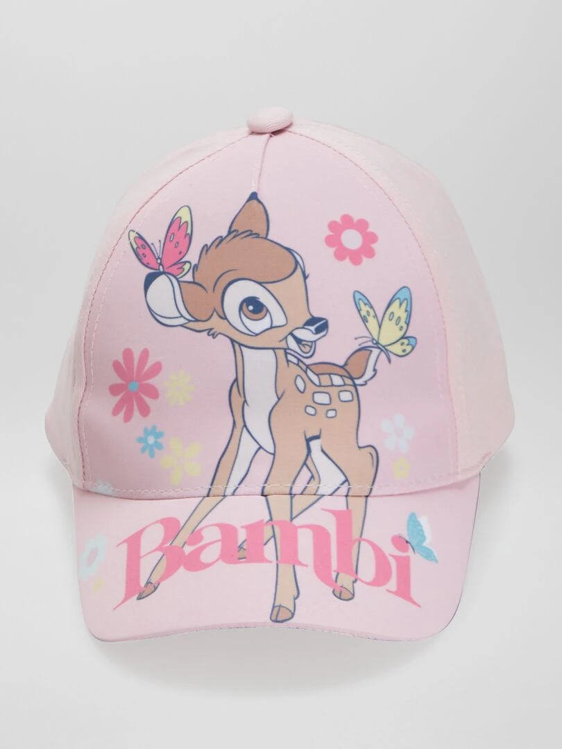 Casquette en toile Bambi Rose