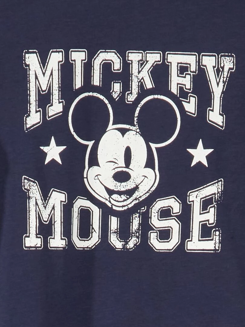 T shirt 'Mickey' manches longues So Easy Blanc