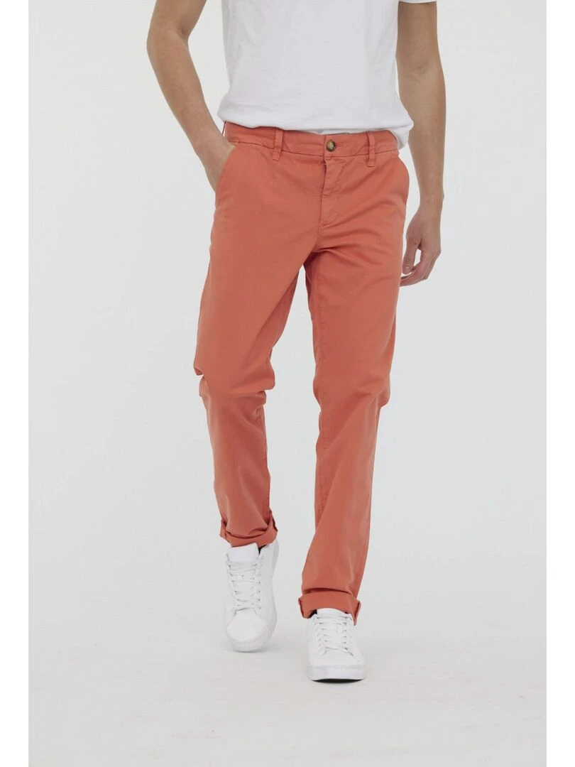Lee Cooper   Pantalon coton straight GARVIN   Orange
