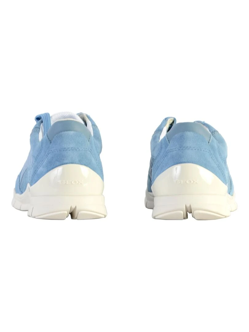 Basket Cuir Geox Sukie   Bleu