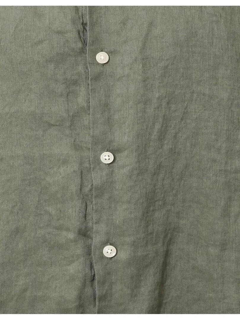Chemise Lin Kebello   Kaki
