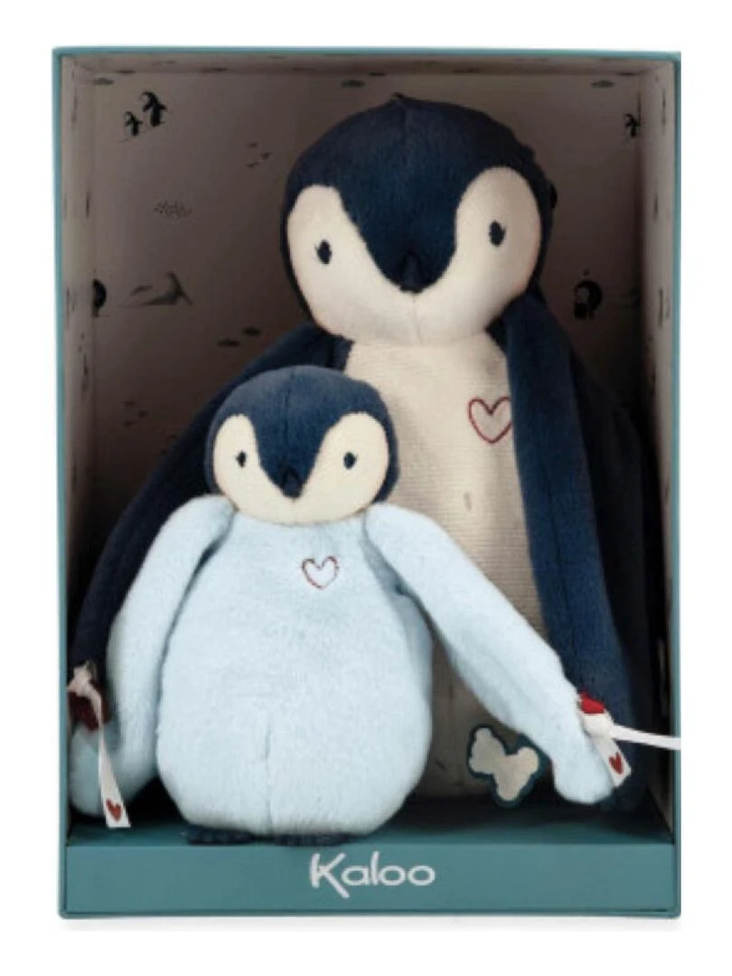 Peluches calins manchots bleus   Multicolore