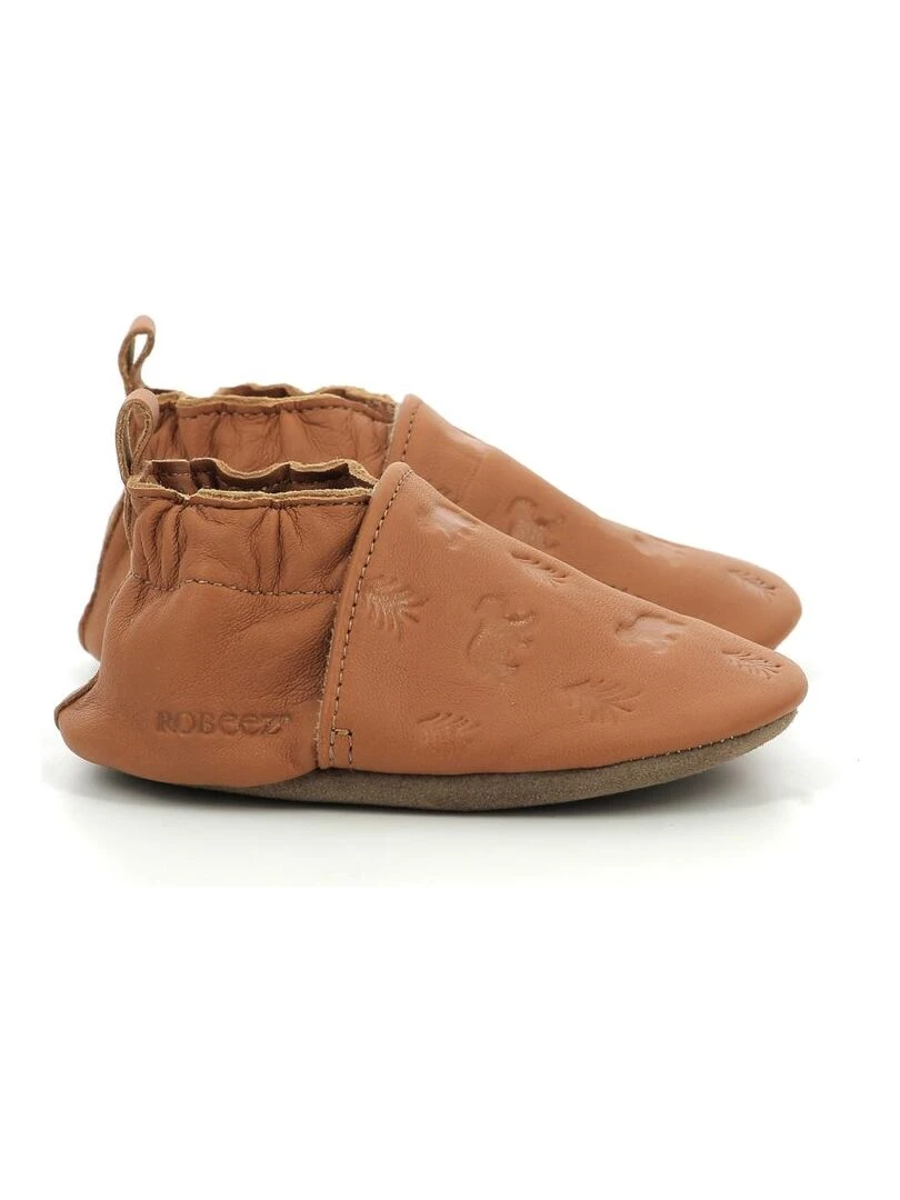 Chaussons Cuir Bear's Walk Marron