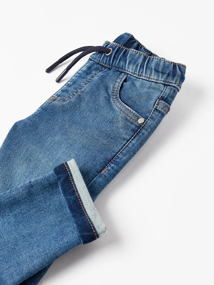 Pantalon de sport en jean pour bébé garçon  NATURE TAKEOVER   Bleu