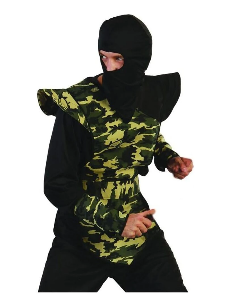 Déguisement Ninja camouflage Homme Luxe Noir Noir