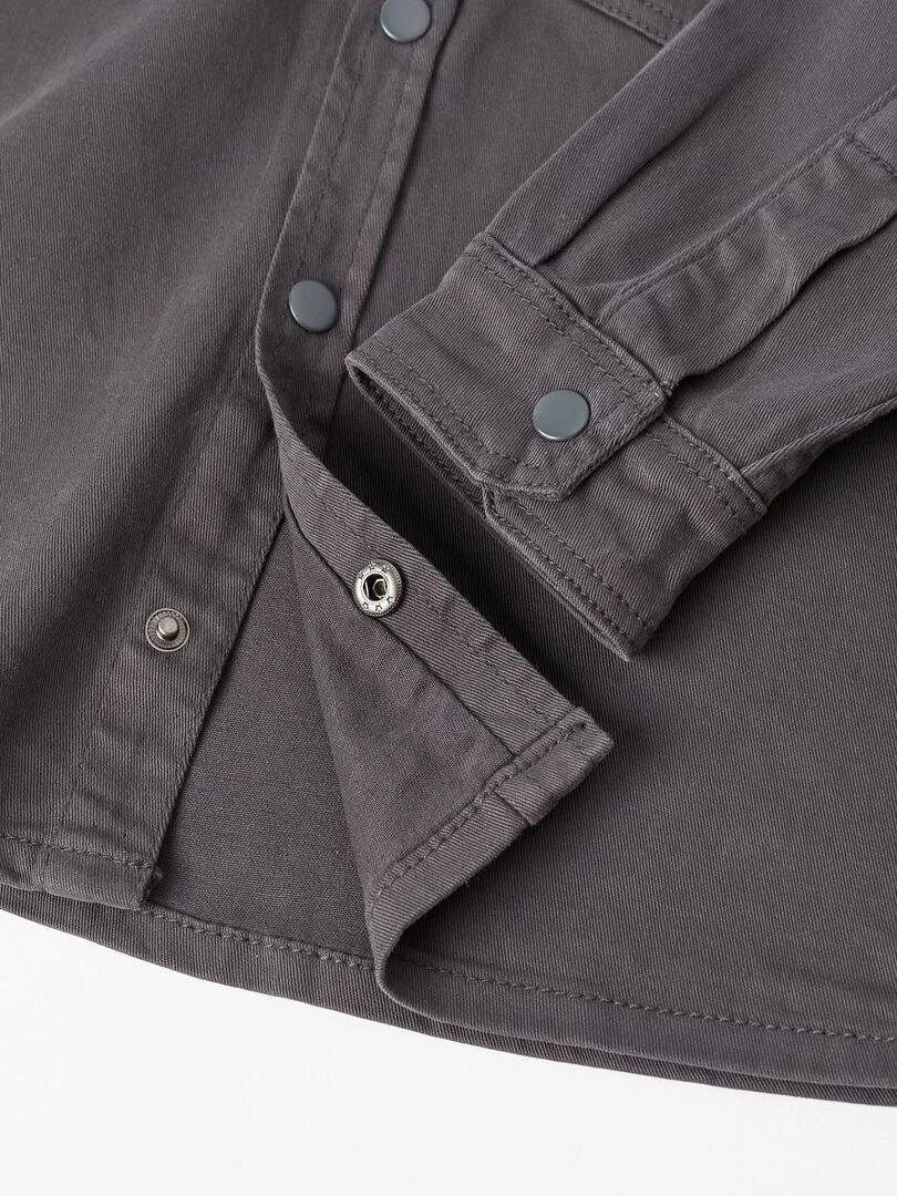 Surchemise avec Capuche pour Garçon manches longues  GREAT GOALS GREAT WORLD   Gris foncé