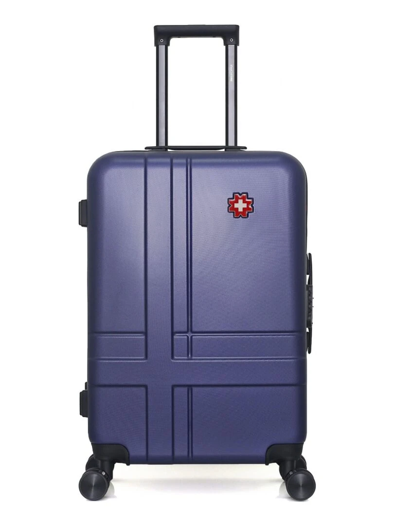 SWISS KOPPER VALISE WEEKEND ABS USTER 4 ROUES 65 CM Bleu marine