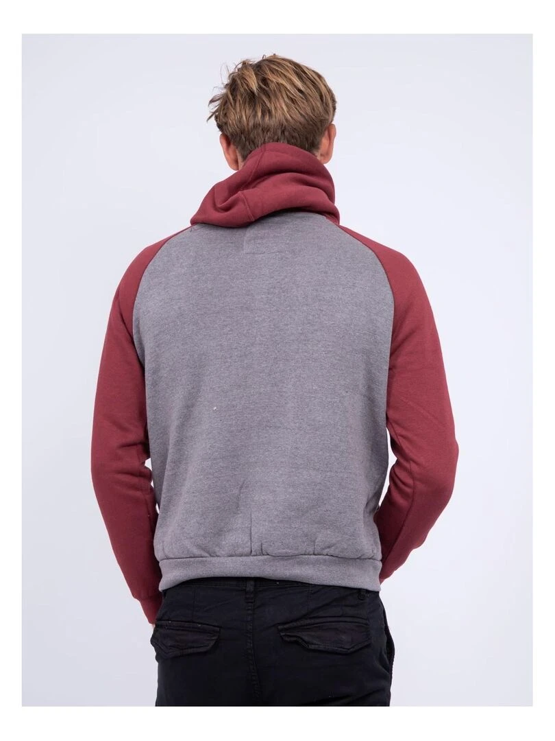 Sweat capuche WANDERLUST Bordeaux