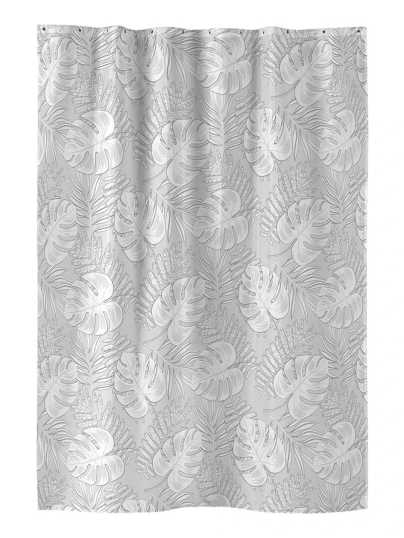 Rideau de douche polyester 180x200 Amber Gris