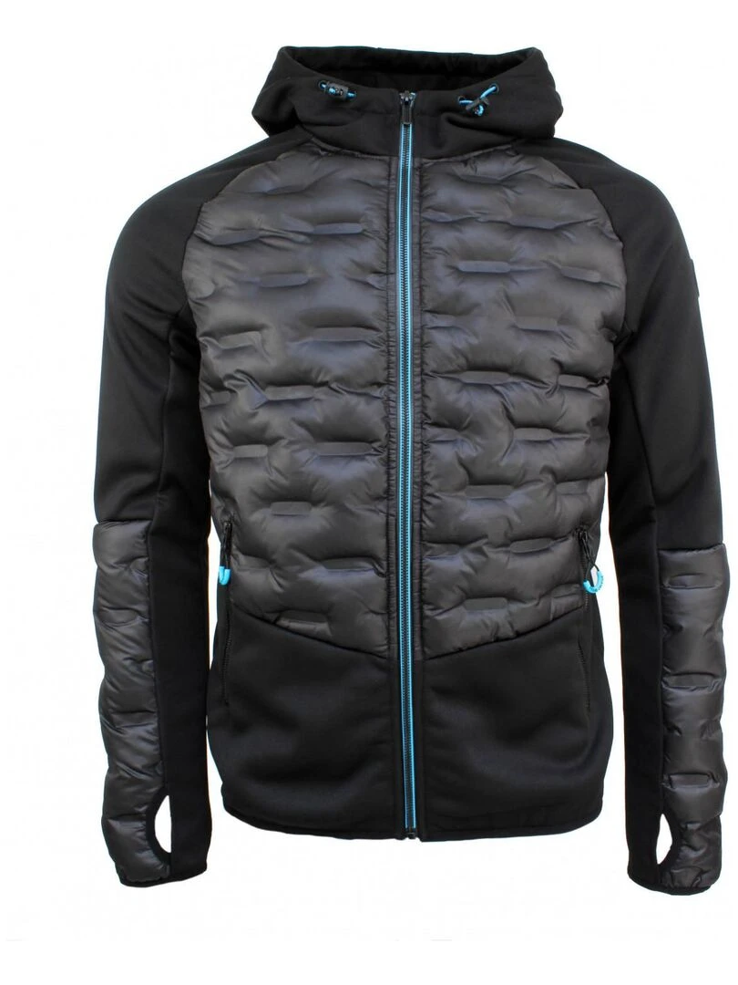 Blouson polaire homme CLOONEY DEGRE CELSIUS Noir Bleu