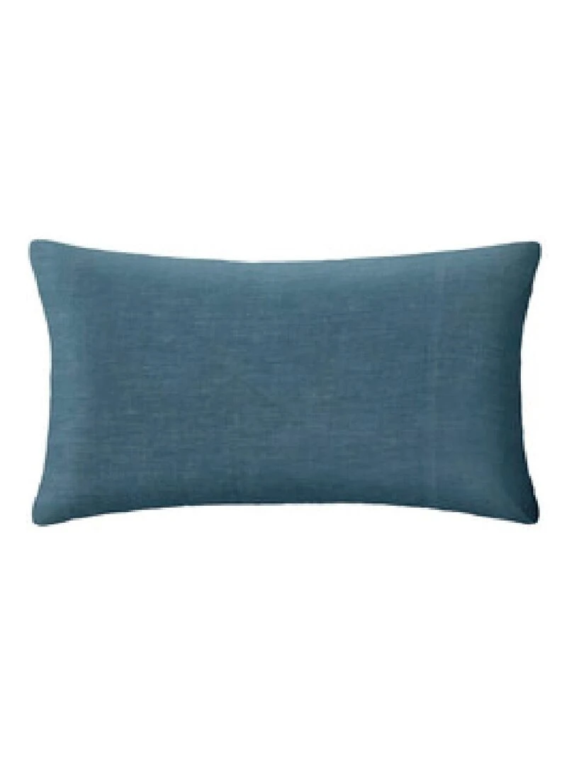 Taie d'oreiller en 100% lin   Bleu canard
