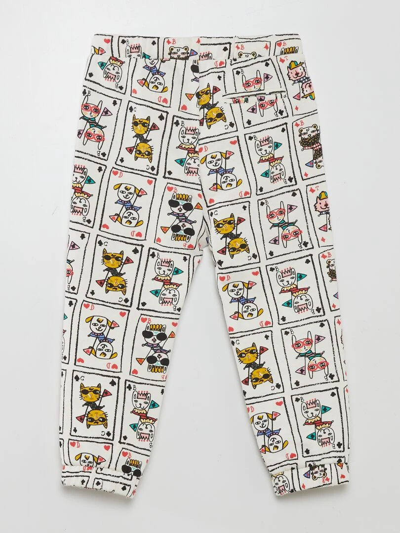 Pantalon en molleton X Little Bad Wolf   Mixte   Blanc