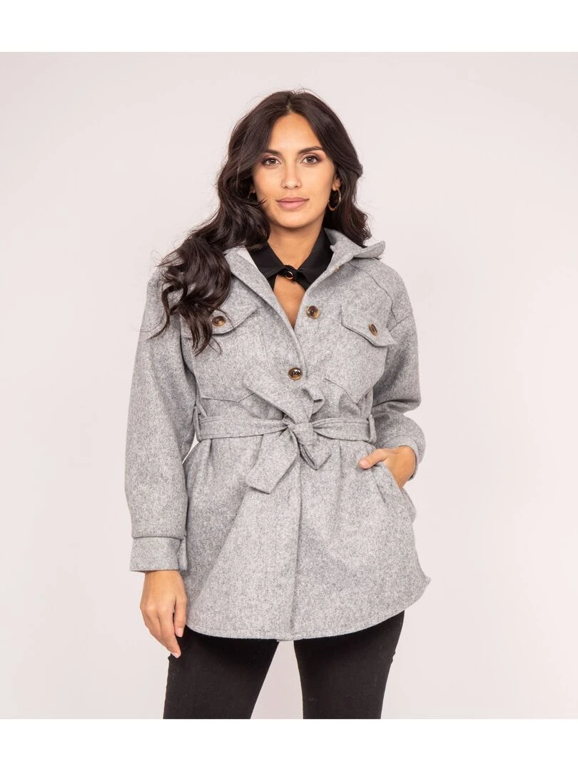Surchemise UGENIE Gris chiné
