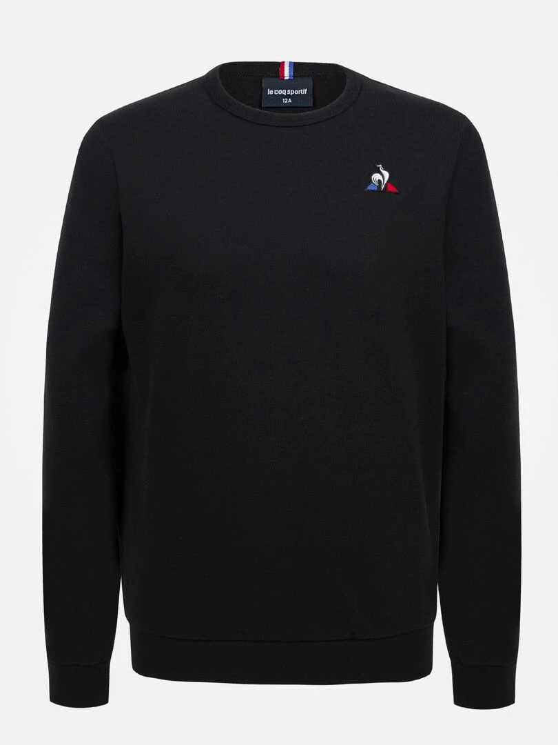 Sweatshirt 'Le Coq Sportif' 'Ess Crew N°1' Noir