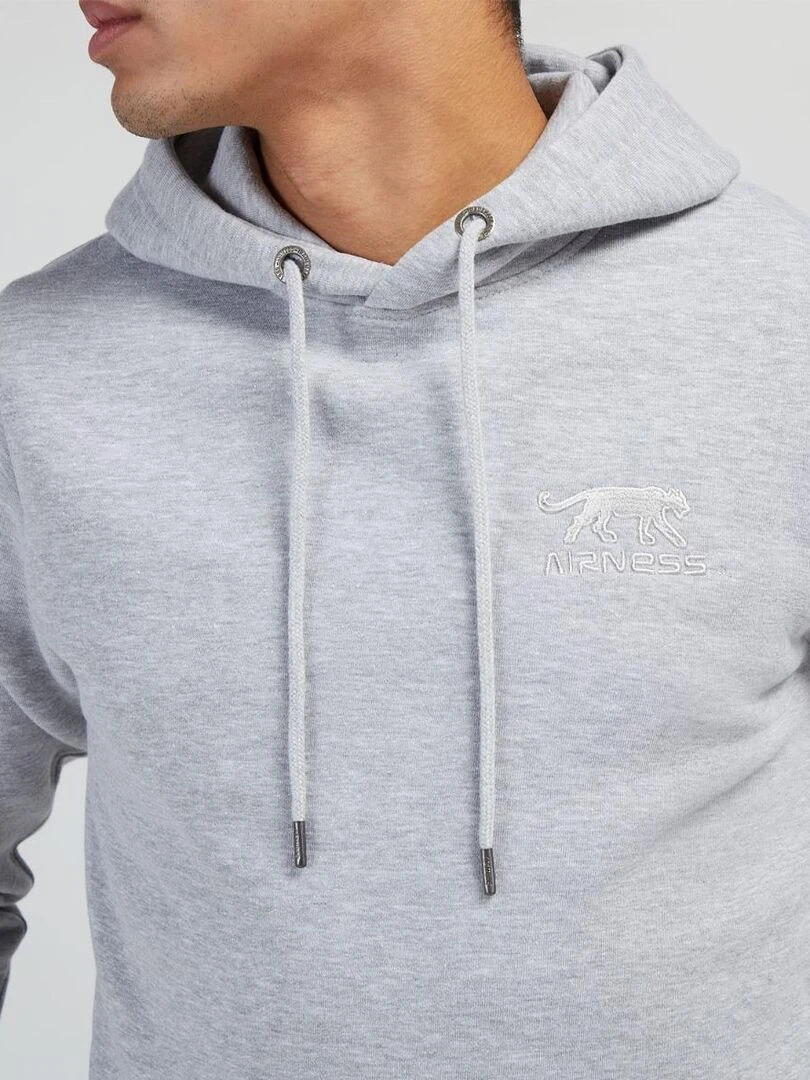 HOODIE PREDATOR Airness   Gris