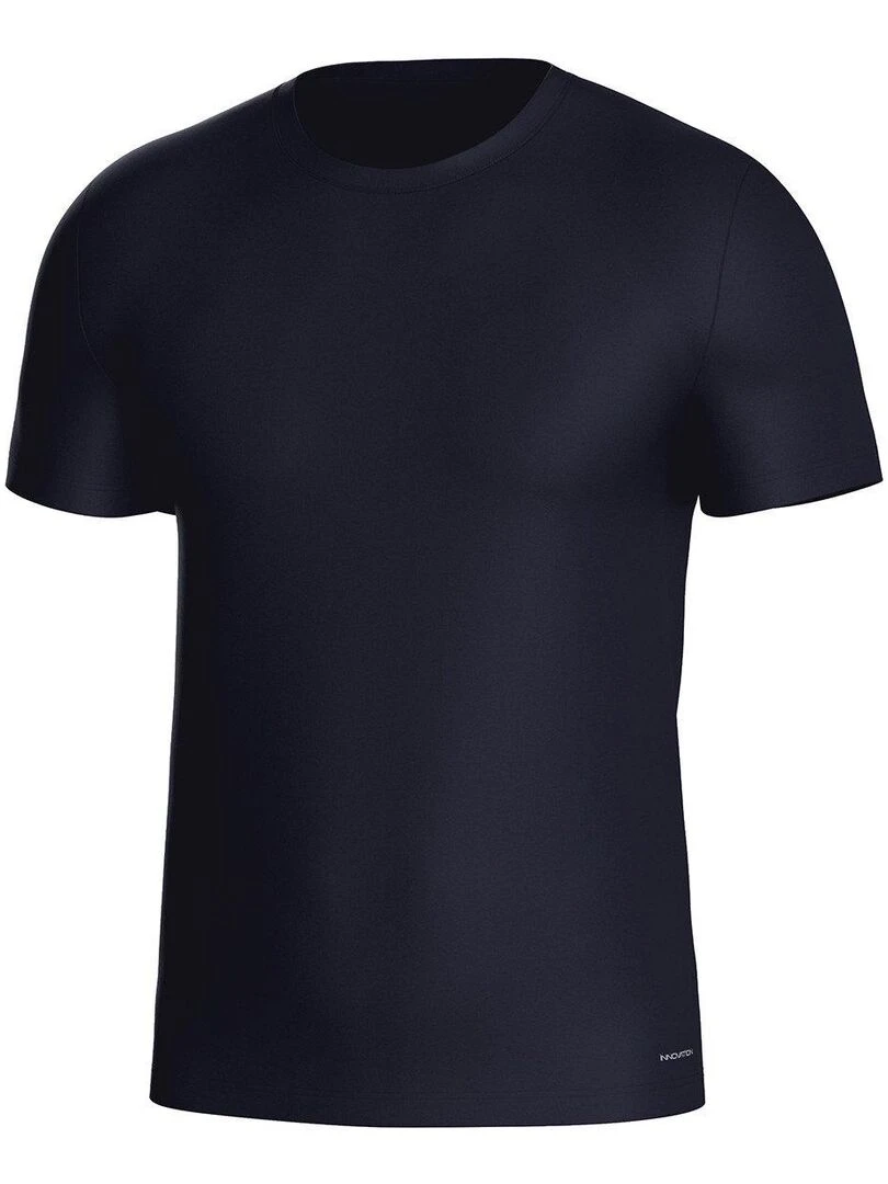 Tricot de peau régulateur de température col rond   Bleu