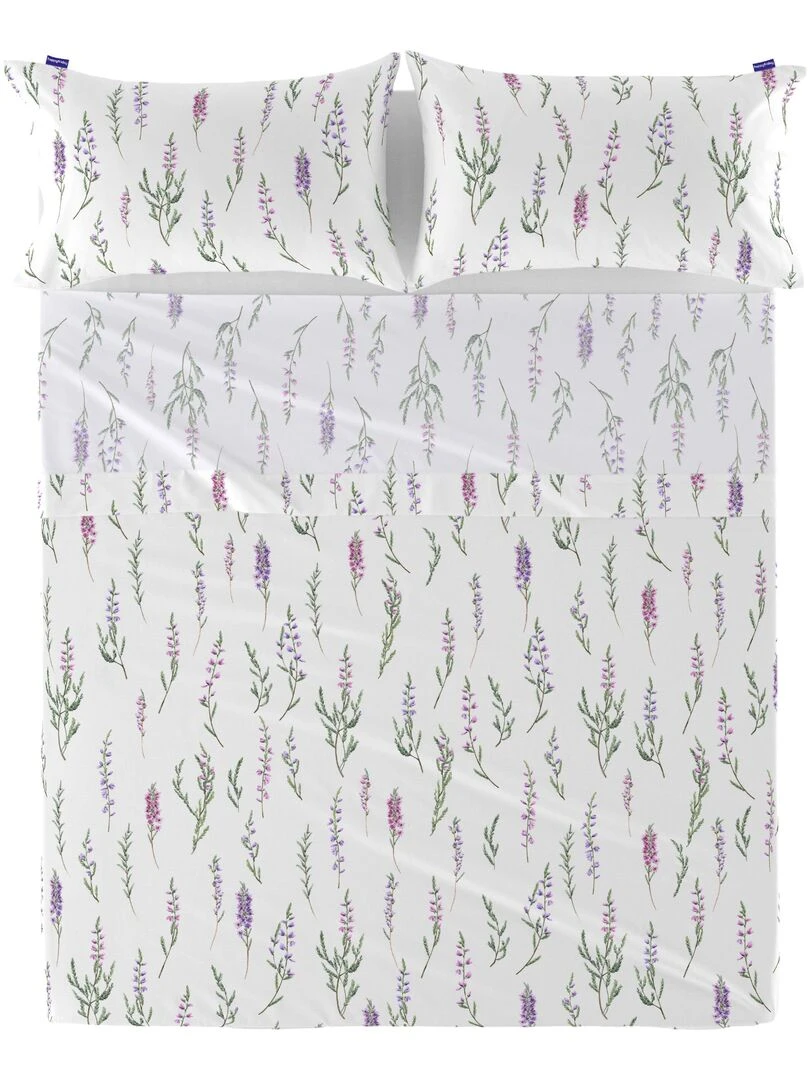 Parure de lit Lavanda "Happyfriday"   Blanc