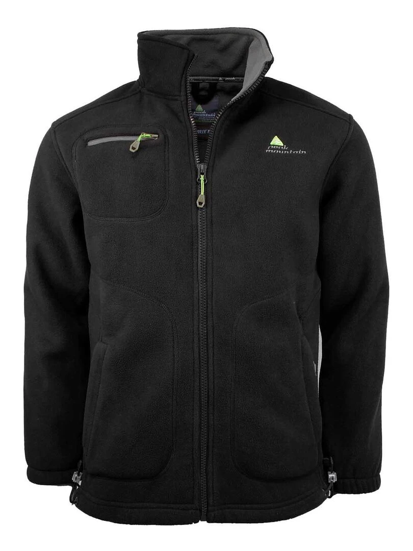 Blouson polaire homme CIK PEAK MOUNTAIN Noir Noir