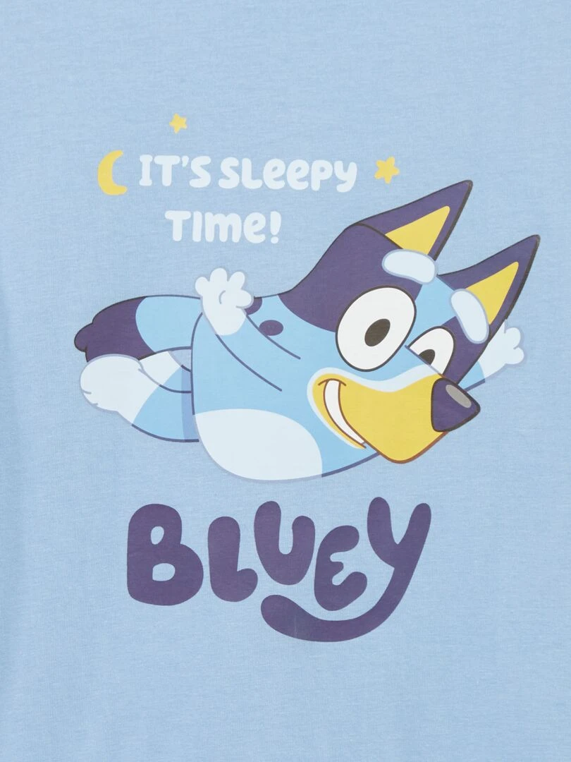 Ensemble pyjama 'Bluey' short + t shirt   2 pièces   Bleu