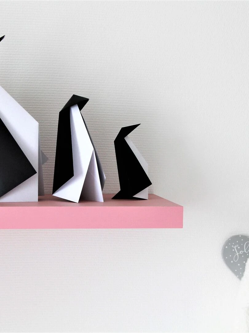 Kit Origami Gigognes Pingouin Lapin et Marionnette papier   N/A