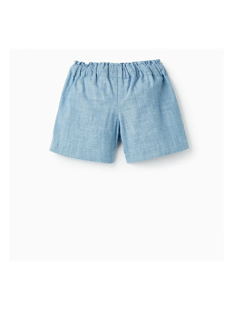 Shorts en jean en coton pour fille ATLANTIC COMPANY Bleu