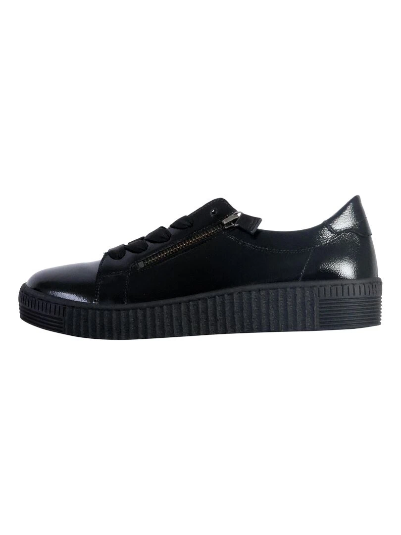 Basket Basse Cuir Gabor Topas Noir
