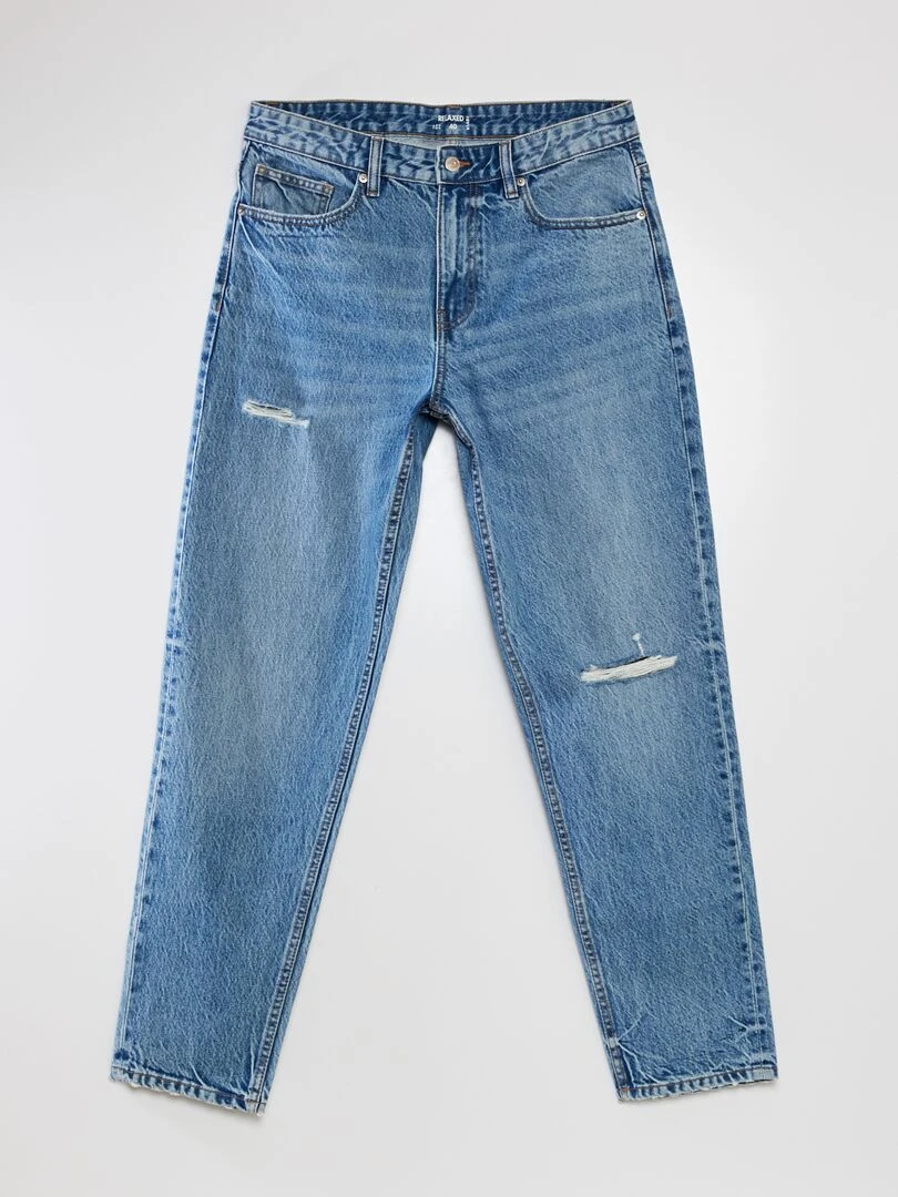 Jean relaxed fit destroy Stone