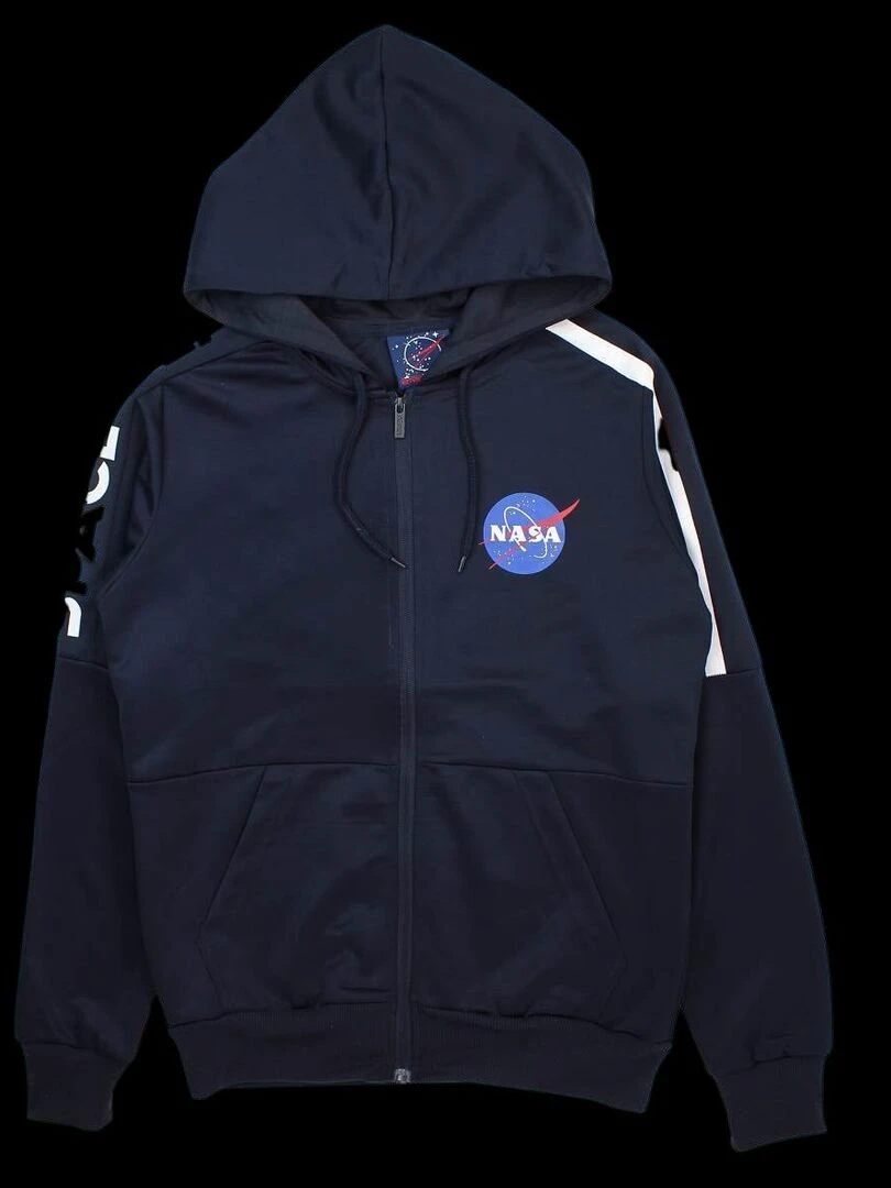 Nasa Ensemble Sweat pantalon homme Imprimé Logo Bleu marine
