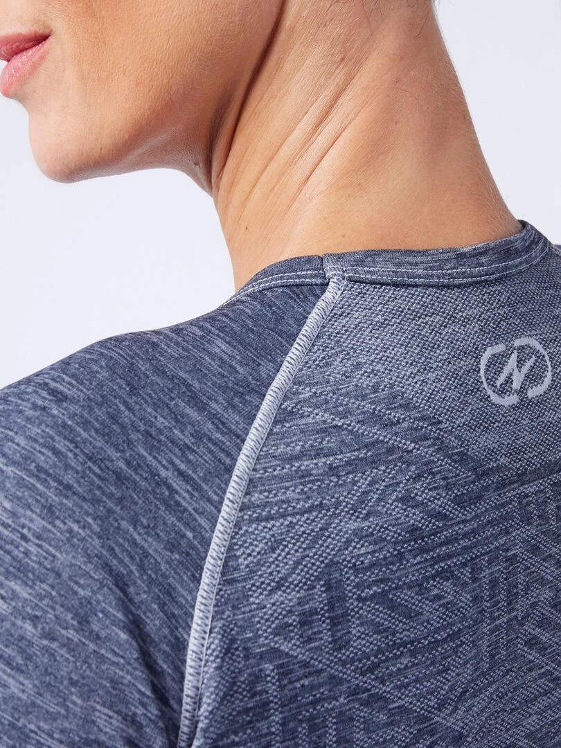 Tee shirt manches longues Dynamic Climatyl DamartSport Gris chiné