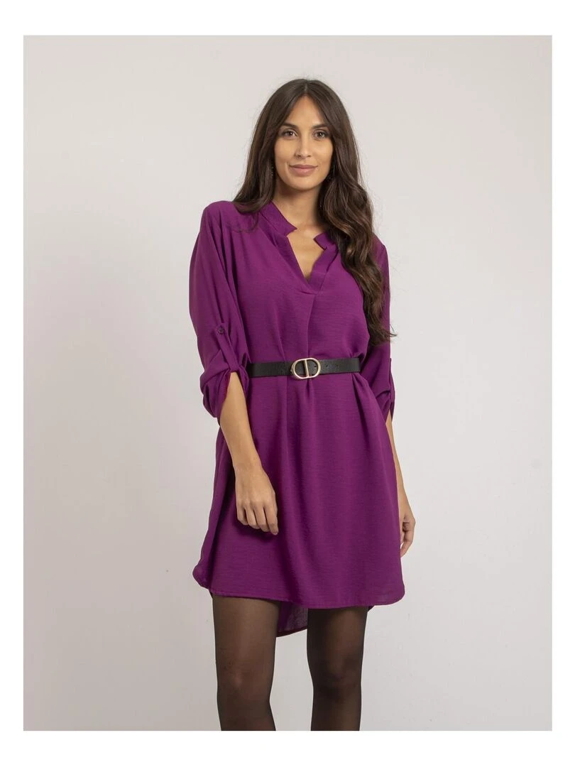 Robe courte ample INAAM Violet