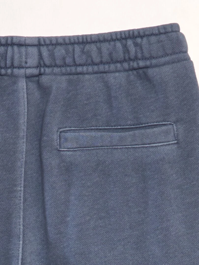 Pantalon droit avec poches à rabat   Bleu