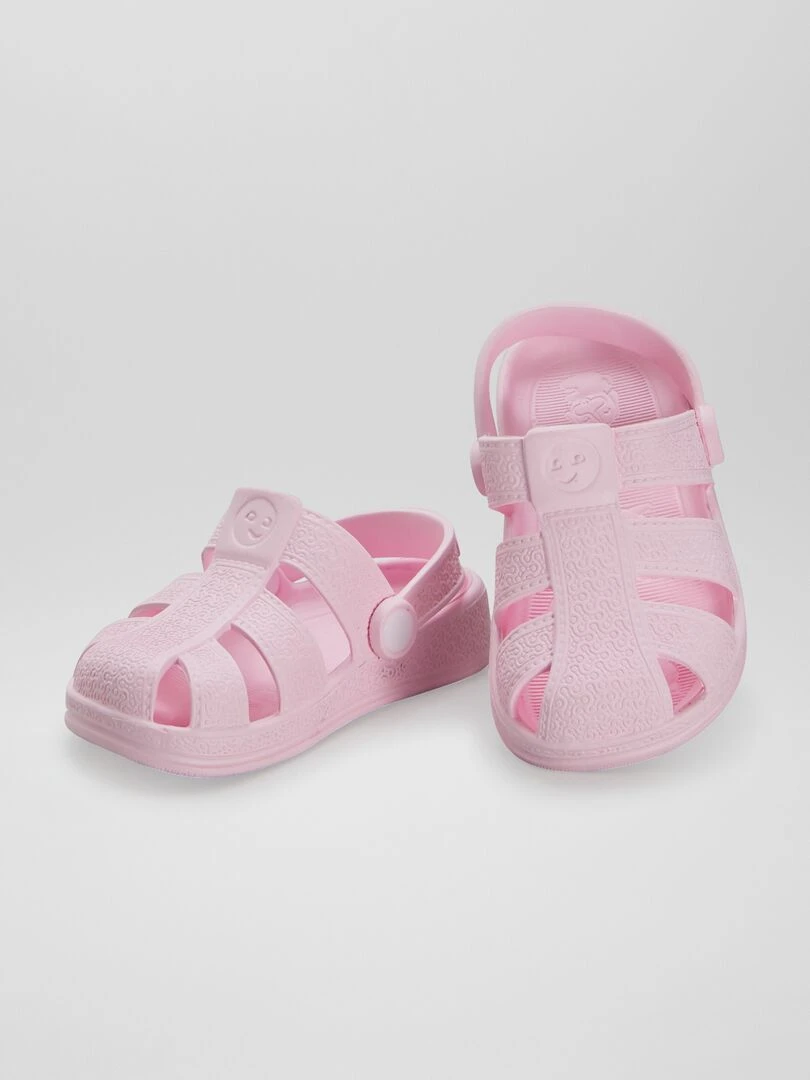 Sabot en plastique moulé   Rose