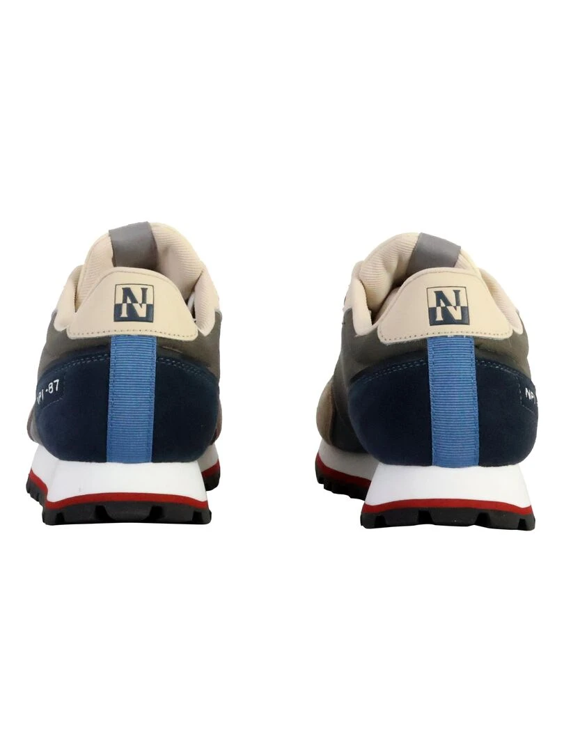Basket Cuir Napapijri S4Lotus01Sun   Vert