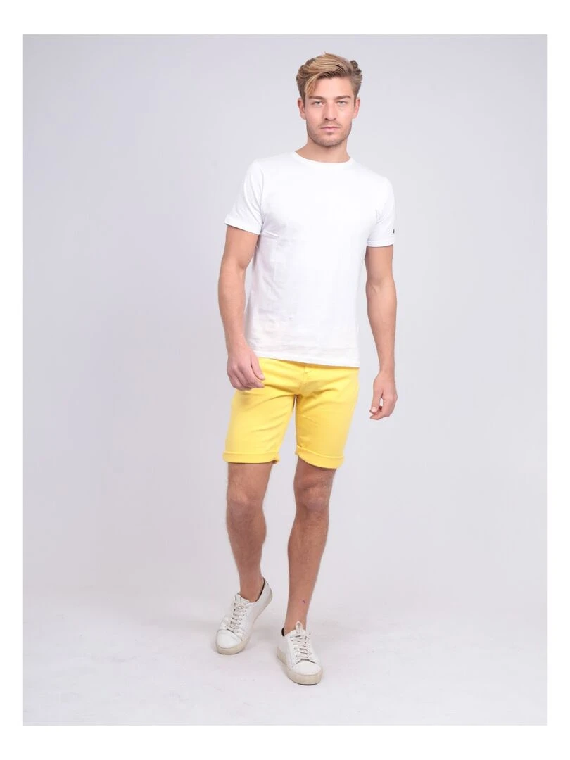 Bermuda chino BANDAL   Jaune