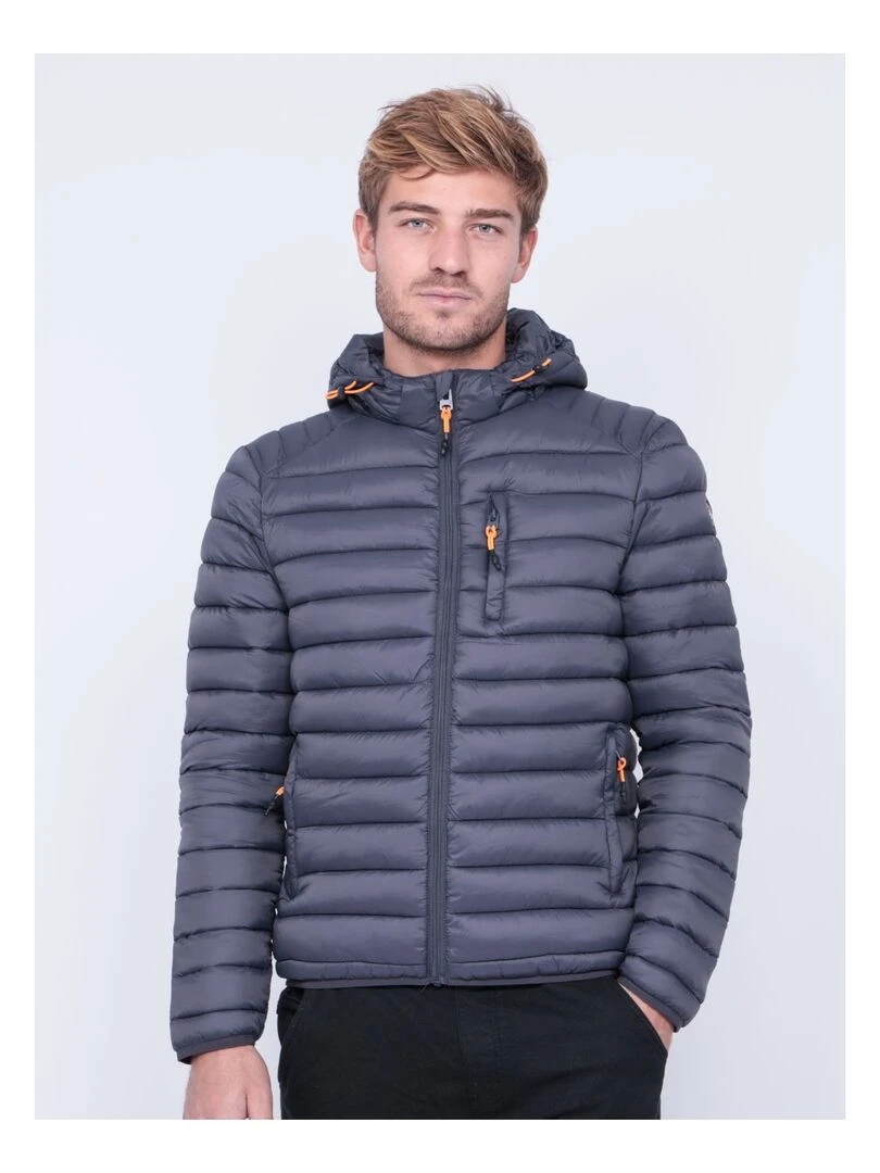 Doudoune légère capuche ZEGEL Gris