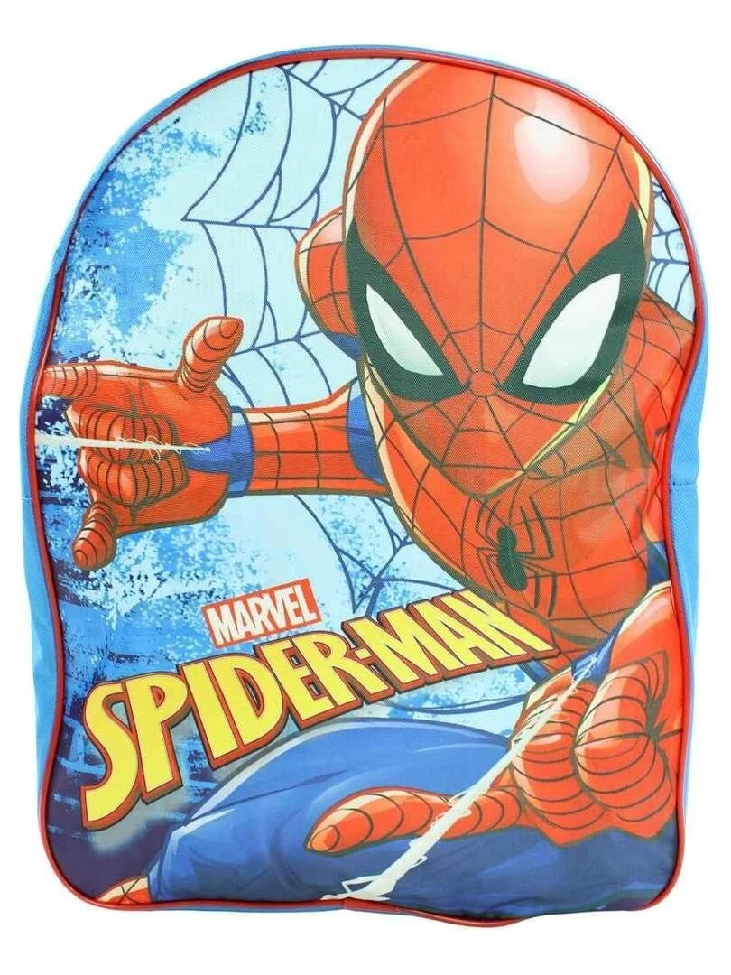 Disney Sac à dos garçon imprimé Spiderman 40x30x15 cm Bleu