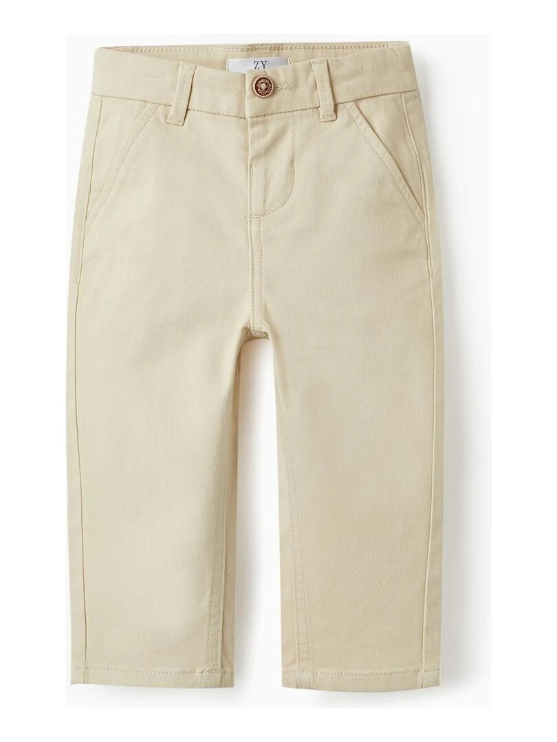Pantalon Chino en sergé de coton pour garçon ROYALS OFF DUTY Beige