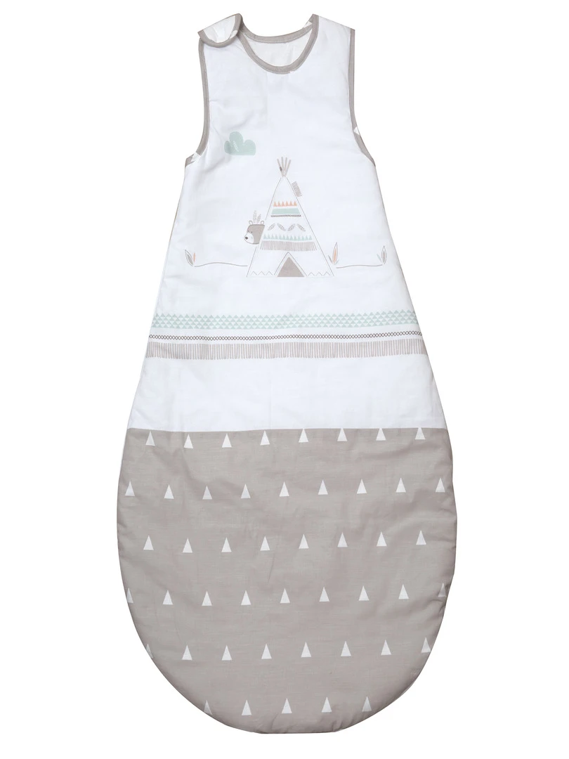 ROBA Gigoteuse Bébé "Indibear" Sac de Couchage Toute L'année Marron cappuccino