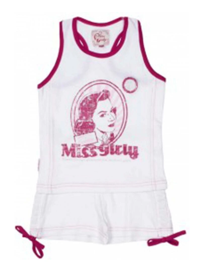 Ensemble Short et Débardeur fille FLIZEP MISS GIRLY Violet