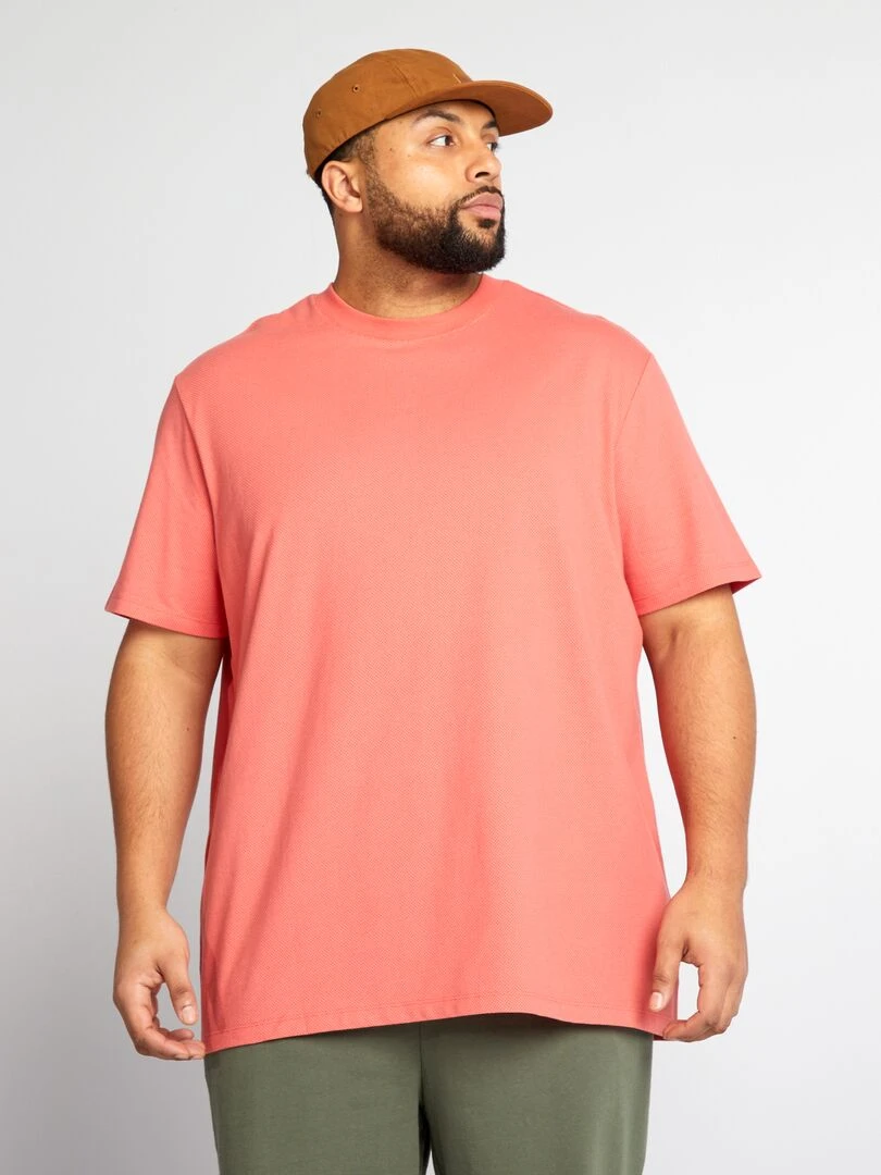 T shirt stretch manches courtes Orange